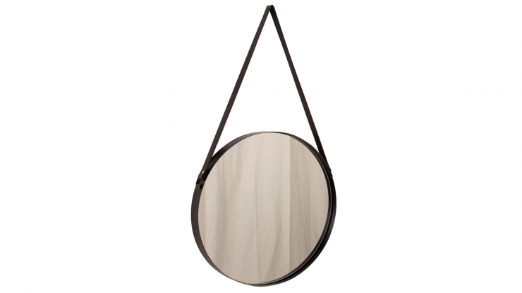 Smilla spegel svart/PU 60cm i gruppen Vintage / Inredning / Speglar hos Trosa Mbler (AG-103402)