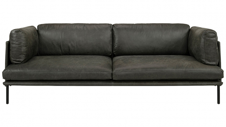 Brioche soffa 3-sits lder natural washed ebony i gruppen Mbler / Soffor / 3-sits soffor hos Trosa Mbler (AW-04-03349)