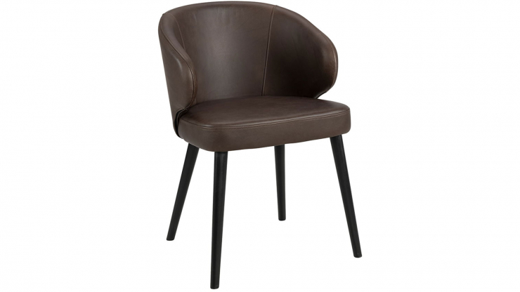 La Nou stol lder espresso/svart i gruppen Mbler / Sittmbler / Matplatsstolar hos Trosa Mbler (AW-04-95802)