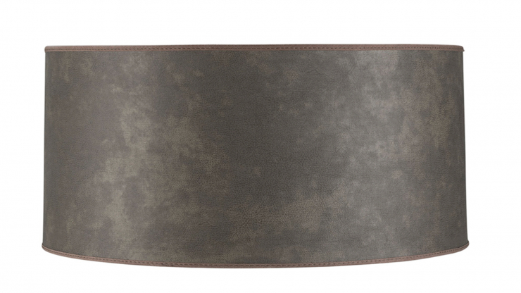 Cylinder lampskrm leather taupe large i gruppen Inredning / Belysning / Lampskrmar hos Trosa Mbler (AW82-60001-40)
