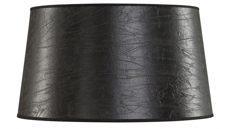 Classic lampskrm leather black large i gruppen Inredning / Belysning / Lampskrmar hos Trosa Mbler (AW82-60008-39)