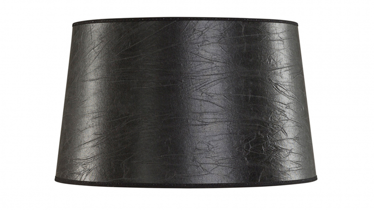 Classic lampskrm leather black medium i gruppen Inredning / Belysning / Lampskrmar hos Trosa Mbler (AW82-60010-39)