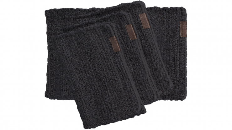 Hemp bordstablett svart 4-pack i gruppen Inredning / Textil / Bordstabletter hos Trosa Mbler (AWA-090-9)