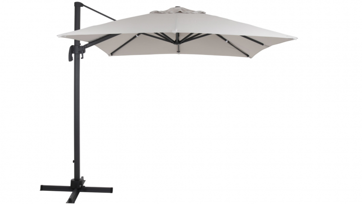 Linz parasoll gr/khaki 250x250cm i gruppen Utembler / Solskydd / Parasoll hos Trosa Mbler (BR-1478-73-21)