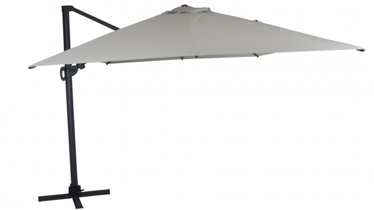 Varallo parasoll gr/khaki 300x400cm i gruppen Utembler / Solskydd / Parasoll hos Trosa Mbler (BR-1559-73-21)
