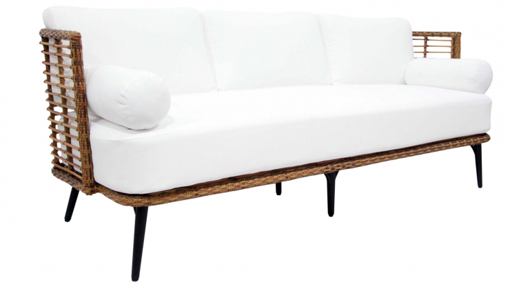Covelo soffa 3-sits natur/svart/vit i gruppen Utembler / Soffor / Soffor hos Trosa Mbler (BR-5393-65-2)