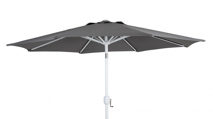 Cambre parasoll vit/gr 250cm i gruppen Utembler / Solskydd / Parasoll hos Trosa Mbler (BR1470-50-07)
