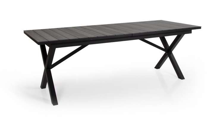 Hillmond matbord svart/gr 240cm i gruppen Utembler / Bord / Matbord hos Trosa Mbler (BR2646-80-74)