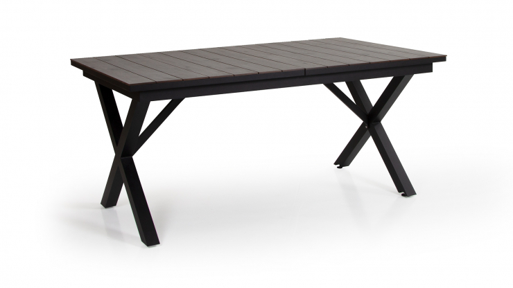 Hillmond matbord svart/gr 160cm i gruppen Utembler / Bord / Matbord hos Trosa Mbler (BR2647-80-74)