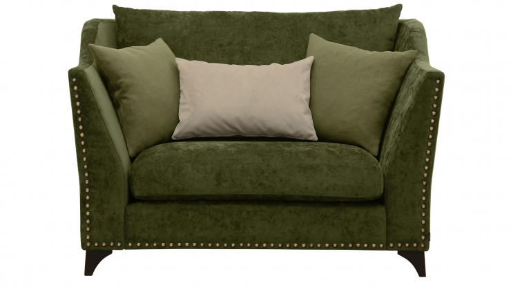 Odd style soffa 1,5-sits Liam bosko/green deco/svarta ben i gruppen Mbler / Soffor / 1,5-sits soffor hos Trosa Mbler (BU-ODS15LB)