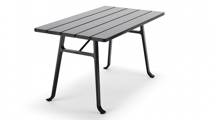 Seriff matbord svart/svartlaserad mahogny  i gruppen Utembler / Bord / Matbord hos Trosa Mbler (BYB06610021016)
