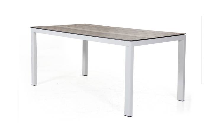 Rodez matbord vit/beige 160cm i gruppen Utembler / Bord / Matbord hos Trosa Mbler (Brafab_4729-50_4956-28)