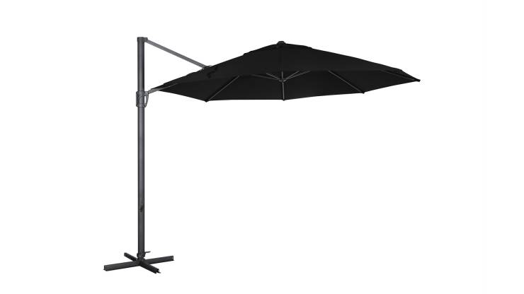 Fiesole parasoll svart 350cm i gruppen Utembler / Solskydd / Parasoll hos Trosa Mbler (Brafab_8853-7-8)