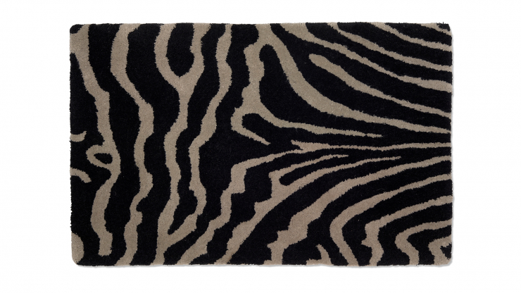 Zebra drrmatta svart/gr 60x90cm i gruppen Inredning / Mattor / Drrmattor hos Trosa Mbler (CC-ZSG)