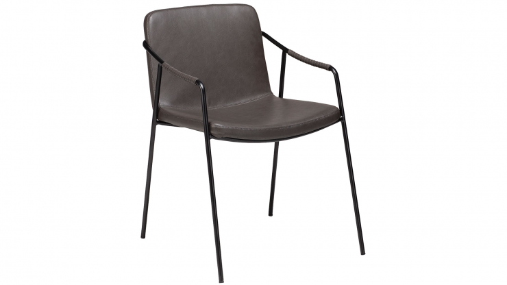 Boto stol svart/grtt konstlder i gruppen Mbler / Sittmbler / Matplatsstolar hos Trosa Mbler (DF-100310302)