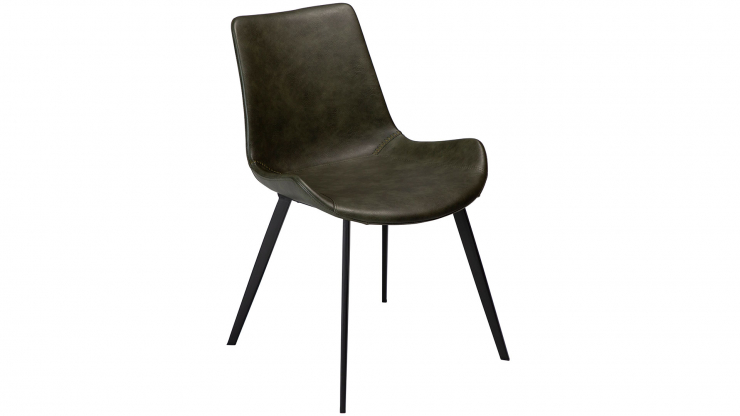 Hype stol svart/grnt konstlder i gruppen Mbler / Sittmbler / Matplatsstolar hos Trosa Mbler (DF-100690651)