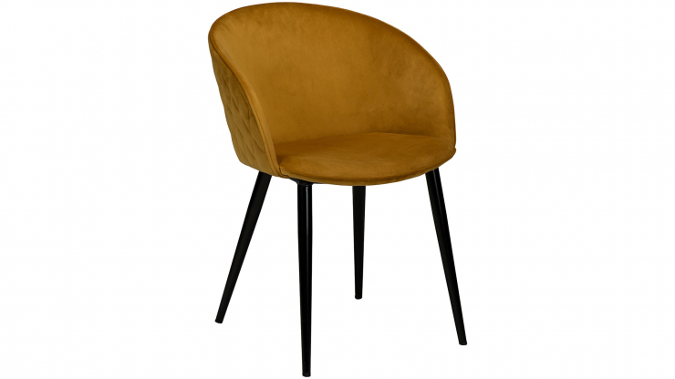 Dual stol svart/bronze sammet i gruppen Mbler / Sittmbler / Matplatsstolar hos Trosa Mbler (DF-100800695)
