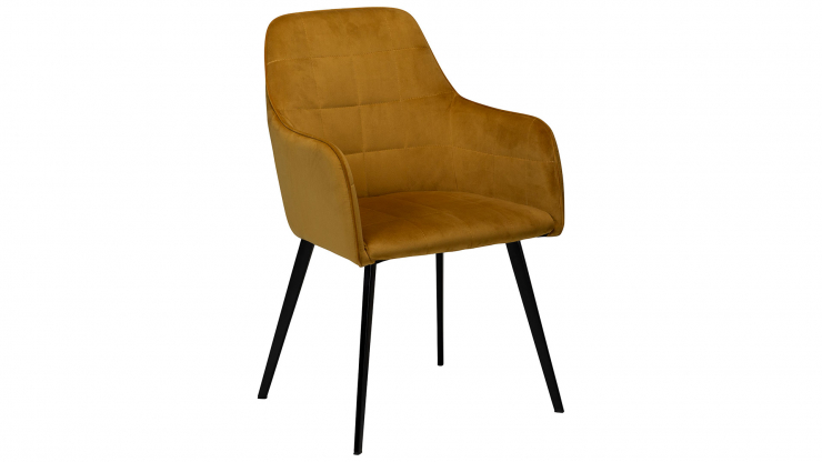 Embrace stol svart/bronze sammet i gruppen Mbler / Sittmbler / Matplatsstolar hos Trosa Mbler (DF-100801515)