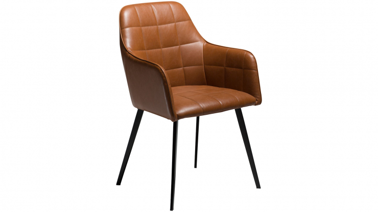Embrace stol svart/ljusbrunt konstlder i gruppen Mbler / Sittmbler / Matplatsstolar hos Trosa Mbler (DF-100801520)