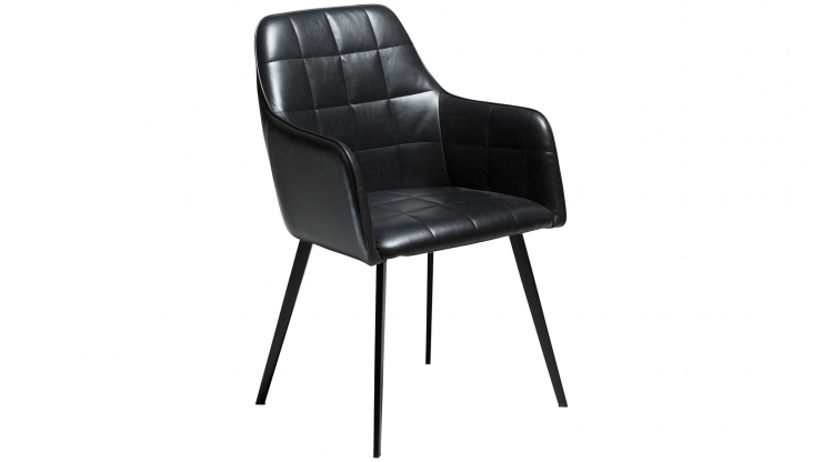 Embrace stol svart/svart konstlder i gruppen Mbler / Sittmbler / Matplatsstolar hos Trosa Mbler (DF-100801525)