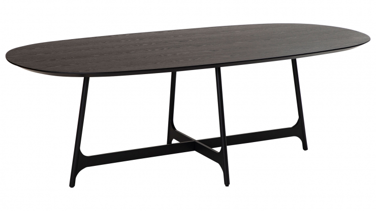 Ooid matbord ovalt svart/svart  i gruppen Mbler / Bord / Matbord hos Trosa Mbler (DF-400900102)