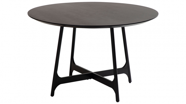 Ooid matbord runt svart/svart i gruppen Mbler / Bord / Matbord hos Trosa Mbler (DF-400900112)