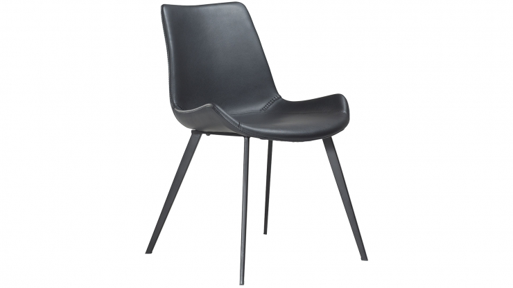 Hype stol svart/svart konstlder i gruppen Mbler / Sittmbler / Matplatsstolar hos Trosa Mbler (HK-100690610)