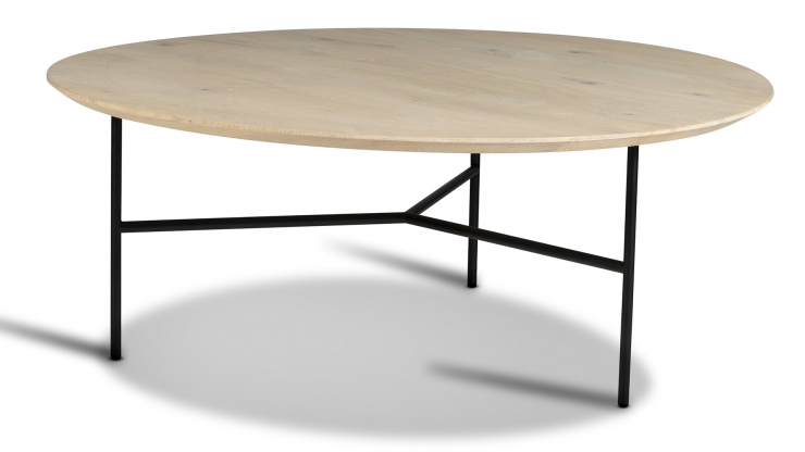 Tribeca soffbord spad rustik ek/svart 110cm i gruppen Mbler / Bord / Soffbord hos Trosa Mbler (MA-1343D5110)