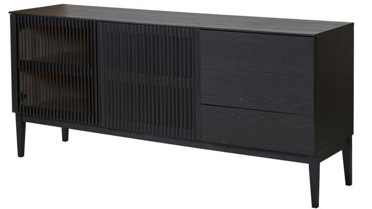 Gradino sidboard svart/svart 180cm i gruppen Mbler / Frvaringsmbler / Sideboard hos Trosa Mbler (NFG-500319)