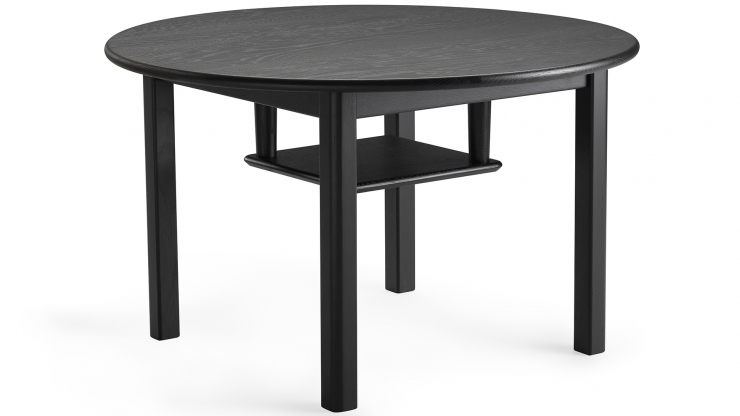 Myra soffbord svartbetsad ek H52cm i gruppen Mbler / Bord / Soffbord hos Trosa Mbler (OM10-110SE)