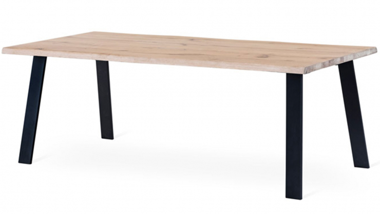 Exxet matbord vitoljad ek utstllda ben 210cm i gruppen Mbler / Bord / Matbord hos Trosa Mbler (TO-1910011)