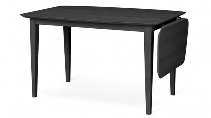 Ella matbord med klaff svart 125x85cm i gruppen Mbler / Bord / Matbord hos Trosa Mbler (TO-213403)