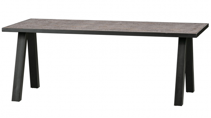Tablo matbord utstllda ben teak/metal 180cm i gruppen Mbler / Bord / Matbord hos Trosa Mbler (WO-377338-U)