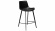 Hype barstol counter svart/svart konstlder