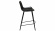 Hype barstol counter svart/svart konstlder