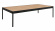 Estepona soffbord svart/teak 160cm
