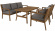 Kornell soffa 3-sits teak/beige