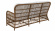 Anemon soffa 3-sits brun/vit