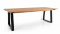 Laurion matbord teak/svart 230cm
