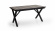Hillmond matbord svart/natur 160cm