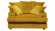 All in soffa 1,5-sits Juke gold/svarta ben