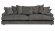 All in soffa 3,5-sits Meda iron/svarta ben