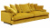 All in soffa 3,5-sits Juke gold/svarta ben
