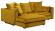 Bad Boy soffa 1,5-sits divan V Juke gold/svarta ben