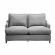 Baltimore XL soffa 3,5-sits tyg Olivia zoom/svarta ben
