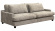 Baltimore XL soffa 3,5-sits Liam flint grey