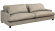 Baltimore XL soffa 3,5-sits Meda silver