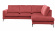 Florense soffa divan H 2,5 Arm4 Meda Andorra/svart No2
