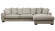 Lexuz 105 soffa divan 3 chill Harmony drizzle/svarta ben