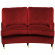 Oxford soffa svngd 3-sits 2/2 Juke bordeaux/colonial/brass